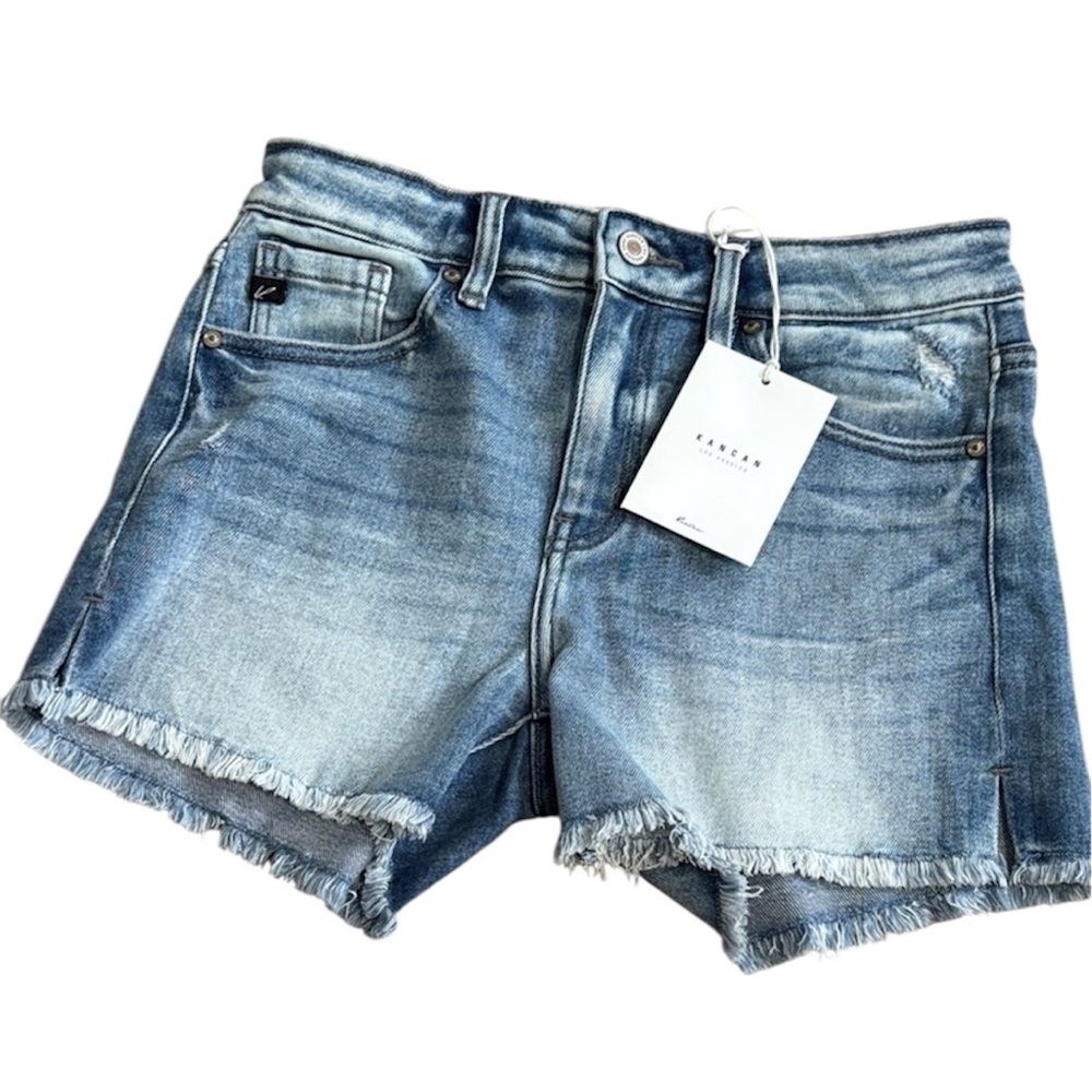 KanCan Light Blue Jean Shorts